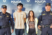 Dos capturados por hurto de tambo de gas en mercado de Ahuachapán