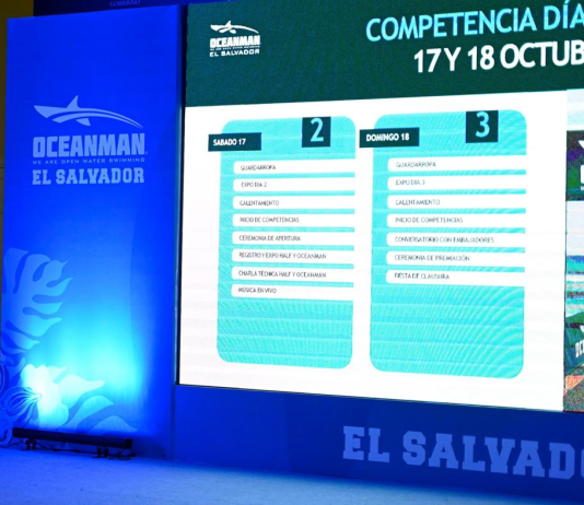 El Salvador será sede del circuito mundial de natación en aguas abiertas Oceanman