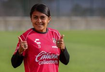 Terminó el torneo de la salvadoreña Brenda Cerén en México: fue la máxima goleadora de su equipo Terminó el torneo de Brenda en México. Foto cortesía: Atlas Femenil.