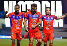 Cacahuatique venció de visita a Hércules en los octavos de ida de la Copa Presidente Victoria 'Cafetalera'. Foto cortesía: Cacahuatique.