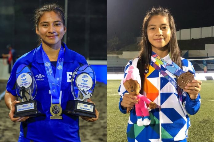 Paola ha sido seleccionada nacional en fútbol once y fútbol playa. Foto cortesía: La Selecta.