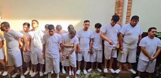 Doce aficionados fueron Condenados. Foto cortesía: Centros Judiciales El Salvador.