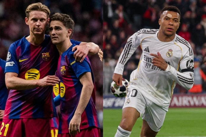 'Culés' y 'Merengues' cayeron en cuartos. Foto cortesía: FC Barcelona y Real Madrid.