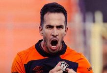 Águila venció a Zacatecoluca y alcanza a Alianza en la tabla Andrada anotó el único tanto. Foto cortesía: Águila.