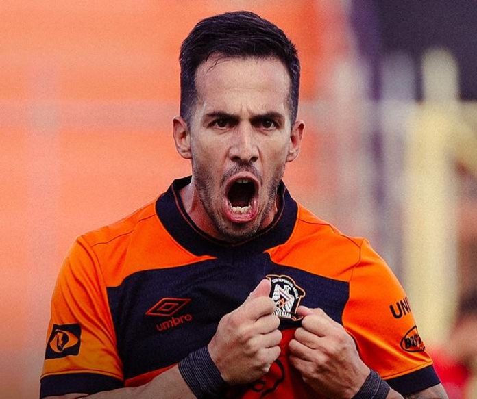 Fede Andrada Andrada anotó el único tanto. Foto cortesía: Águila.