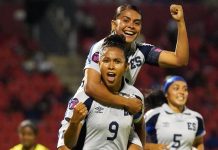 La Selecta Femenina venció a Trinidad y Tobago de visitante y está en la fase final de las eliminatorias Brenda Cerén anotó doblete. Foto cortesía: La Selecta.