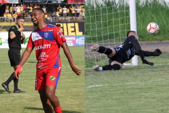 Gil anotó el único tanto y Hernández tapó un penal. Foto cortesía: Luis Ángel Firpo.