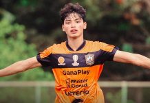 Águila remontó en dos ocasiones para vencer a Izalco en la ida de octavos de Copa Presidente Garay fue figura con un doblete. Foto cortesía: Águila.