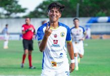 En un juego con dos expulsados, Limeño venció a Fuerte en Morazán Jefferson Martínez anotó el segundo tanto. Foto cortesía: Municipal Limeño.