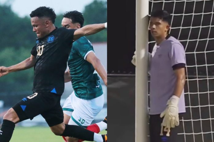 Kevin Reyes terminó en el arco. Fotos cortesía: La Selecta y The Dreams FC.