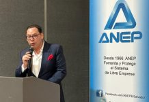 ANEP juramenta su Junta Directiva con el Ingeniero José Luis Saca al frente de la gremial Foto: Cortesía.