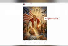 Trump elimina imagen en la que se muestra como Jesús