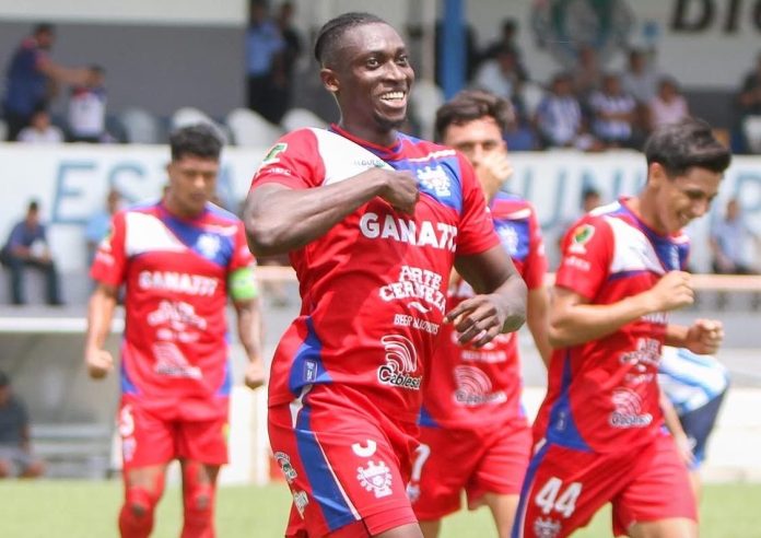 Arizala anotó el tanto 'Pampero' este jueves. Foto cortesía: Luis Ángel Firpo.