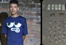 Detienen a sujeto con drogas en San Miguel Centro Foto: Cortesía.