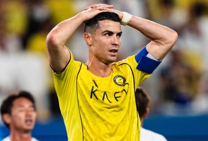 Cristiano no pudo celebrar el título con el Al-Nassr. Foto cortesía: ESPN.