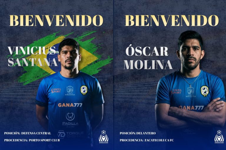 Dos fichajes más para Fuerte San Francisco: el delantero Óscar Molina y el defensor brasileño Vinicius Santana
