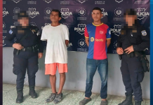 Capturan a dos hombres por desórdenes públicos tras pelea en Sonsonate