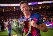 Robert Lewandowski no seguirá la próxima temporada en el FC Barcelona El polaco no seguirá en el Barcelona. Foto cortesía: Robert Lewandowski.