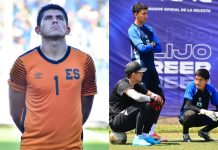 Mario González acompañó a los porteros de la Selecta Sub-15 en su entrenamiento El legionario acompañó el entreno de la Sub-15. Foto cortesía: La Selecta.