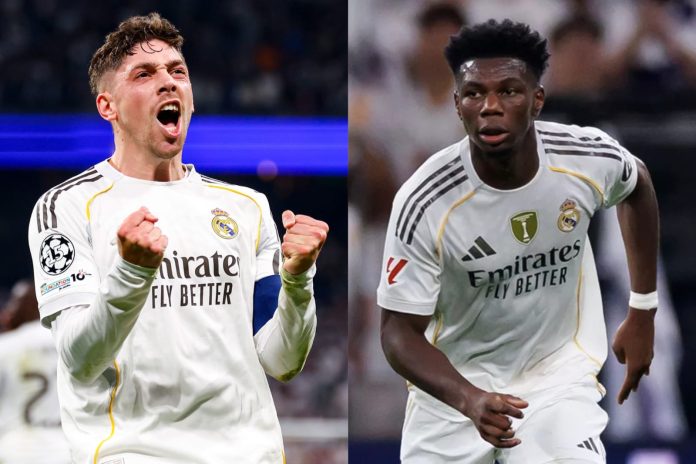 Valverde y Tchouaméni fueron sancionados. Foto cortesía: Real Madrid.