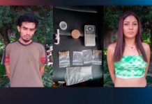Detienen a dos personas por tráfico de drogas Foto: Cortesía.