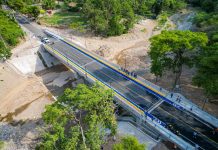 Inauguran puente del Río Guastema en Chalatenango Foto: Cortesía.