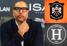 Yamil Bukele sobre la multipropiedad: “Hemos llegado al acuerdo de que al terminar esta temporada, Águila y Hércules serán depositados en la Federación y quedarán habilitados para su venta” Yamil habló de la multipropiedad. Foto cortesía: FESFUT, Águila y Hércules.