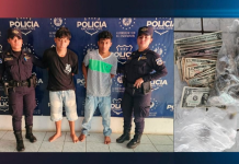 Capturan a dos jóvenes en posesión de droga, en San Miguel
