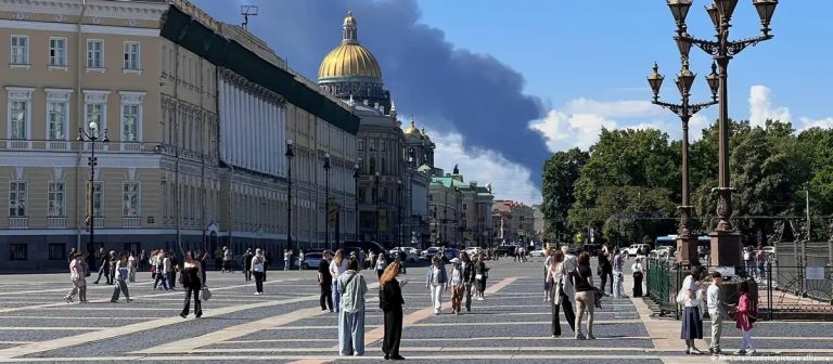 Drones de Ucrania impactaron en Moscú y San Petersburgo