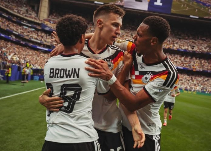 Goleada alemana en la Copa del Mundo. Foto cortesía: DFB Team.