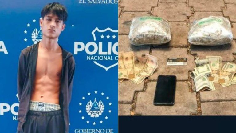 Capturan a joven con dos kilos de marihuana en San Jacinto