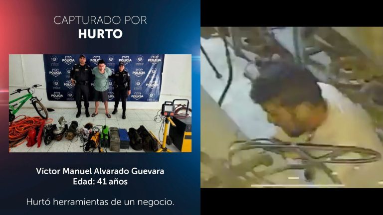 Capturan a hombre acusado de hurtar herramientas y equipos de un taller en San Miguel