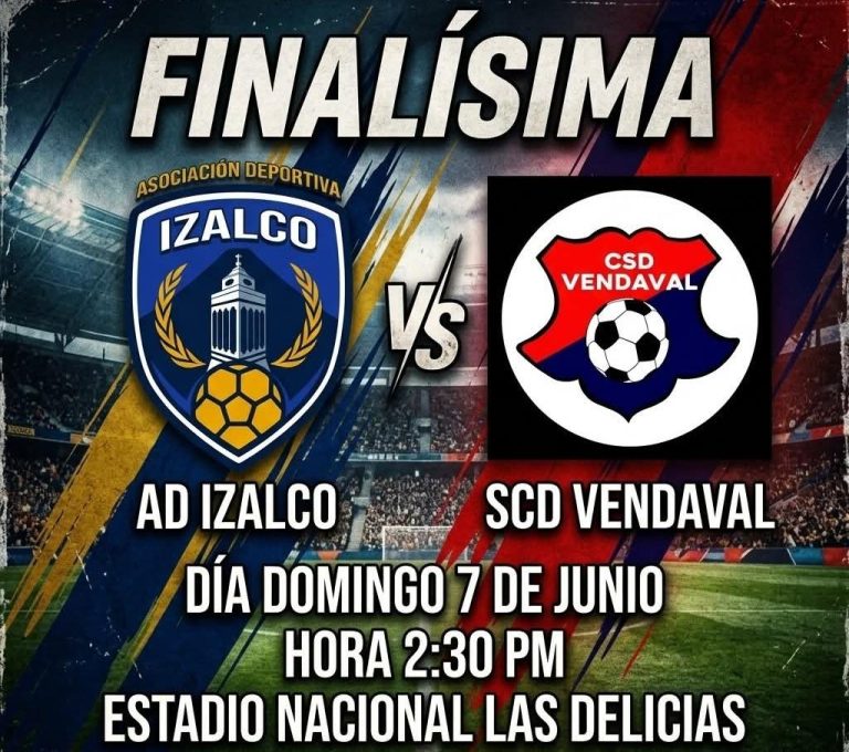 Este domingo 7 de junio Izalco y Vendaval definirán al campeón de la temporada en la Tercera División de centro-occidente