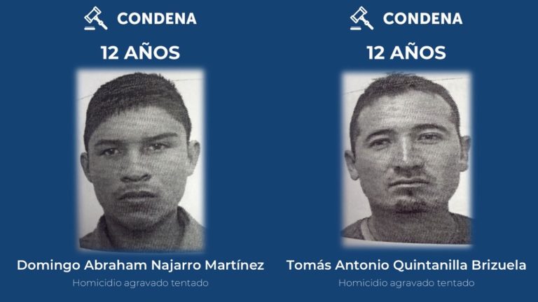 Sentencian a 12 años de prisión a dos hombres por intento de homicidio de un menor en Guazapa