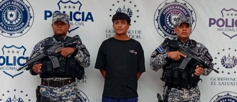 Capturan a joven acusado de agredir a su compañera de vida en Ilopango