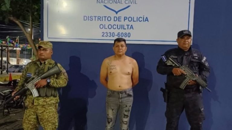 Capturan a presunto integrante de la MS-13 en Olocuilta