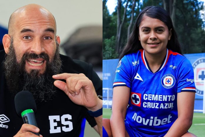 Acuña habló de la presencia salvadoreña en la Liga MX. Foto cortesía: La Selecta y Cruz Azul Femenil.
