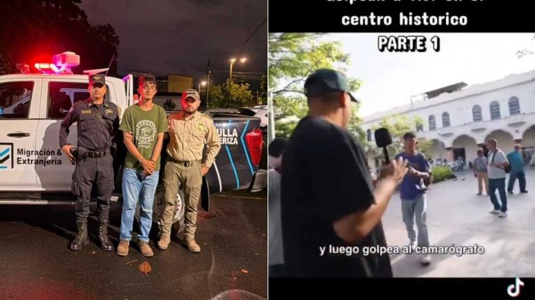 Guatemalteco captado agrediendo a creador de contenido es remitido a Migración por permanencia irregular