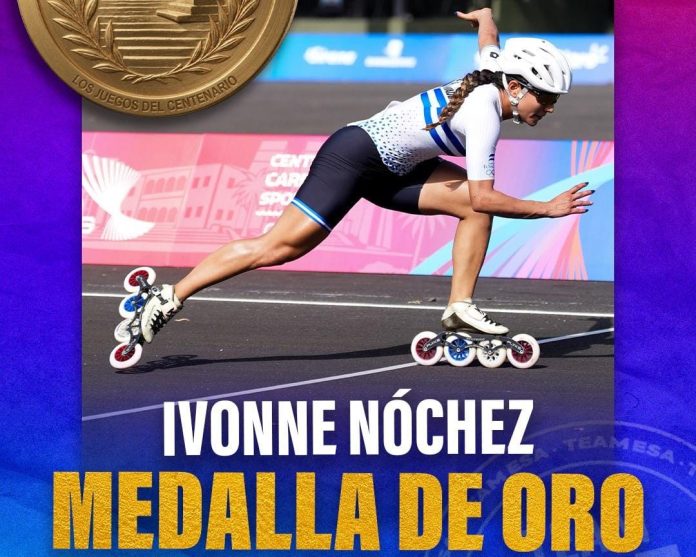 Otro oro para Ivonne Nóchez. Foto cortesía: Team ESA.