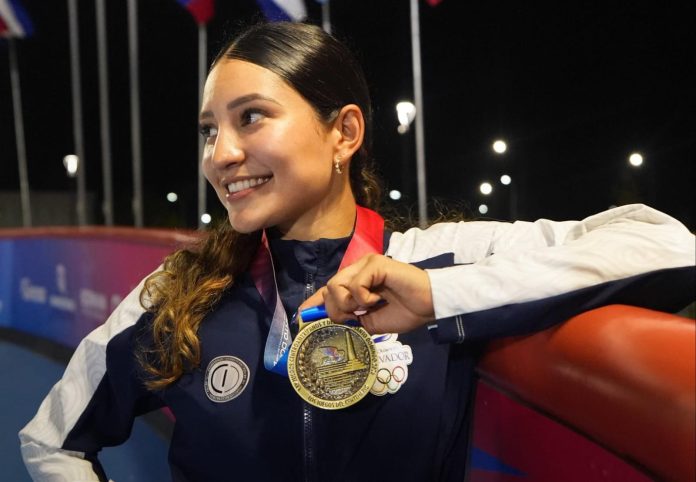 Segundo oro para Ivonne. Foto cortesía: TeamESA.