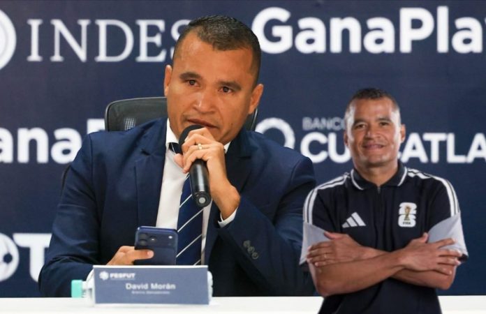 Morán compartió entre lágrimas la noticia del fallecimiento de su suegro. Foto cortesía: FESFUT.