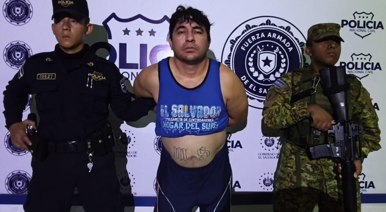 Capturan a sujeto vinculado a la MS-13, en San Miguel