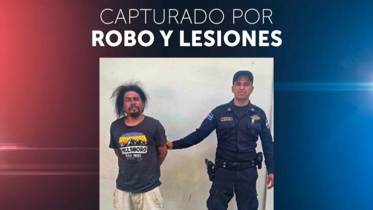 Capturan a señalado de robar y lesionar a un hombre mientras ingerían bebidas alcohólicas, en Chalatenango