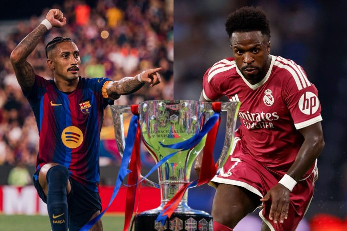 Los 'Culés' llegan como bicampeones de Liga. Foto cortesía: FC Barcelona y Real Madrid.