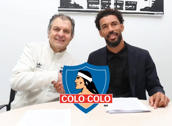Vozinha firmó contrato en Chile. Foto cortesía: Colo Colo.