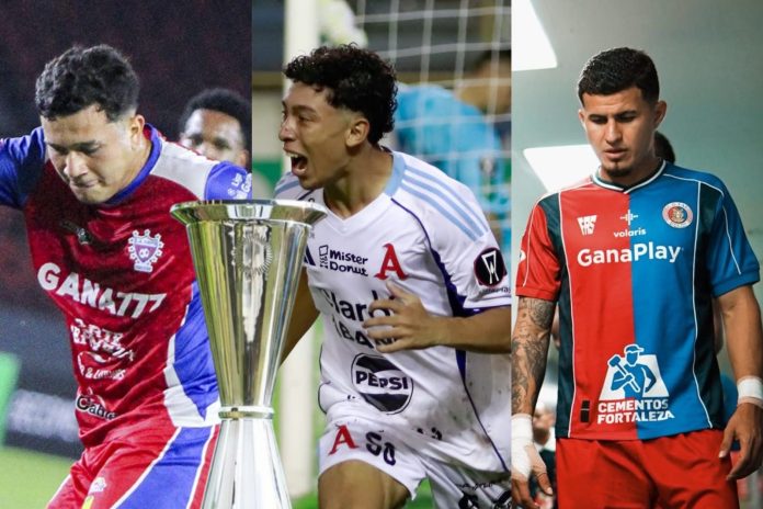 Así va la tabla de los equipos salvadoreños en el torneo regional. Foto cortesía: Firpo, Alianza y FAS.