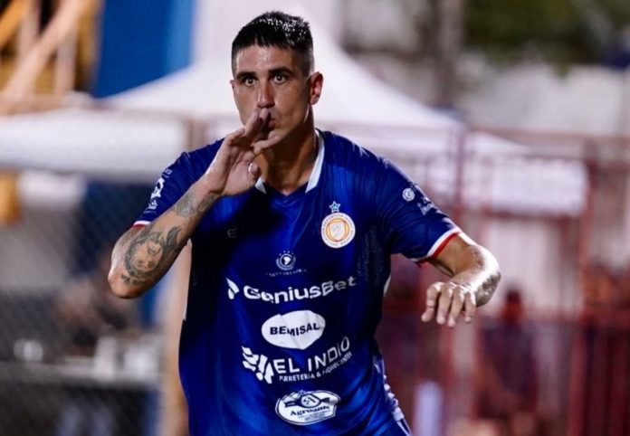 Ya son cinco goles para Haberkorn. Foto cortesía: Isidro Metapán.