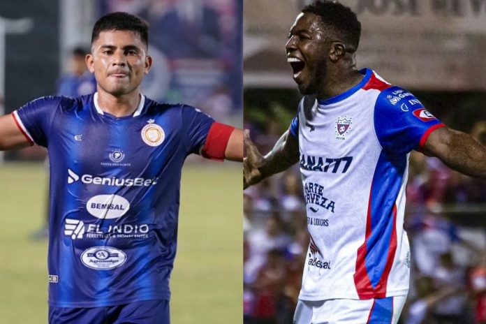Los 'Jaguares' son líderes y los 'Pamperos' segundos. Foto cortesía: Isidro Metapán y Luis Ángel Firpo.