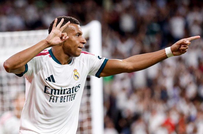 Mbappé anotó tres tantos. Foto cortesía: Real Madrid.