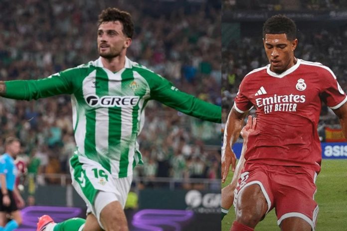 Los 'Merengues' perdieron el paso perfecto. Foto cortesía: Real Betis y Real Madrid.